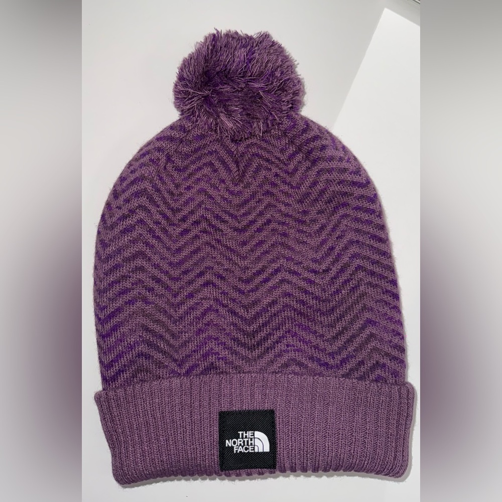 The North Face Purple Knit Beanie